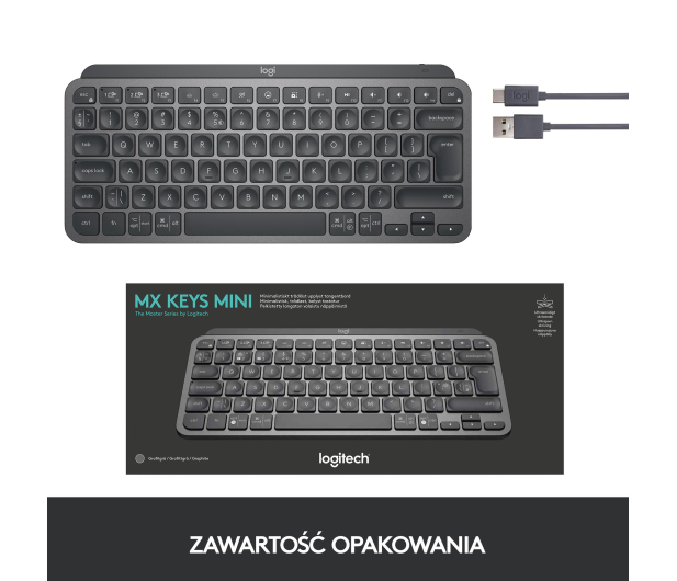 LOGITECH MX Keys Mini Graphite - 680461 - zdjęcie 13